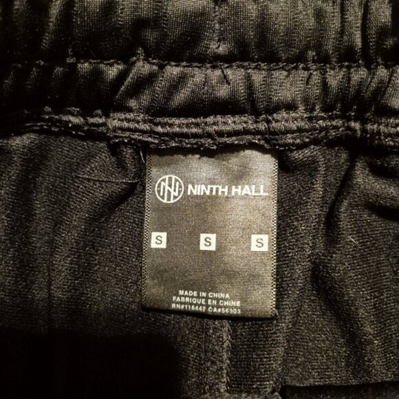 Ninth Hall Nordberg Black Red Track Pants Men's size Small EUC - Picture 3 of 6